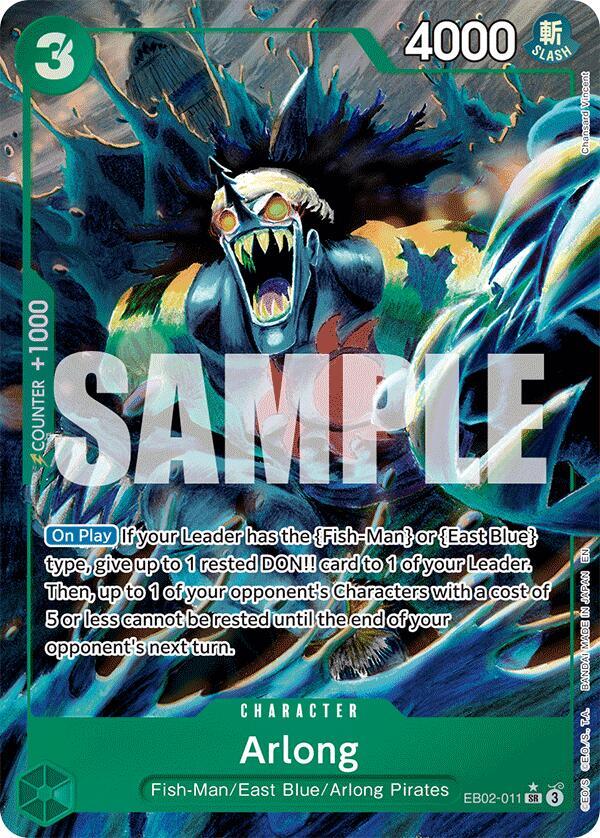 Arlong (Alternate Art) - Foil (Extra Booster: Anime 25th Collection)(EB02-011)(SR)