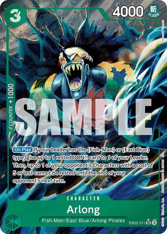 Arlong (Alternate Art) - Foil (Extra Booster: Anime 25th Collection)(EB02-011)(SR)