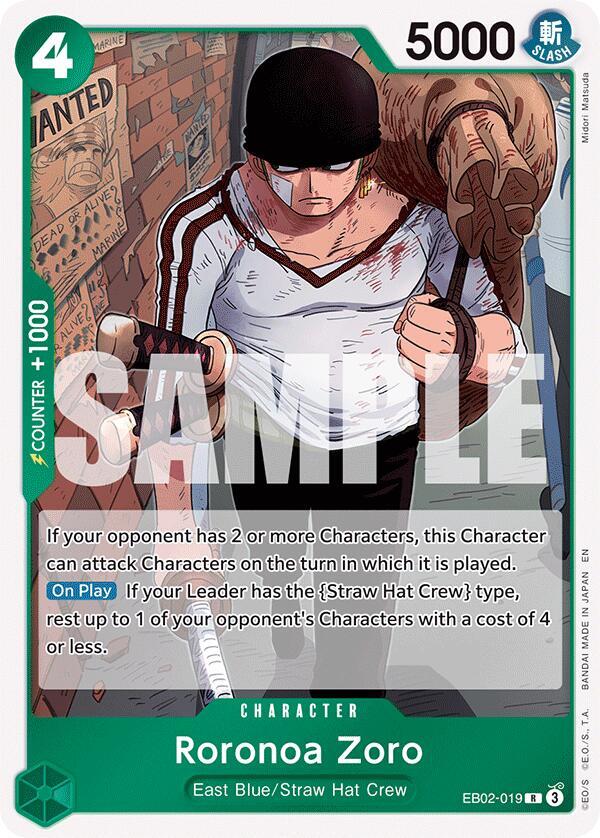 Roronoa Zoro - Foil (Extra Booster: Anime 25th Collection)(EB02-019)(R)