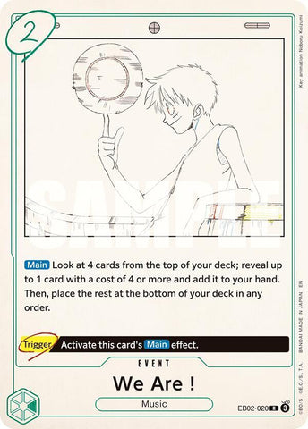 We Are! - Foil (Extra Booster: Anime 25th Collection)(EB02-020)(R)