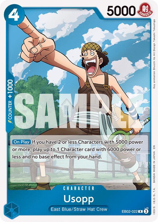Usopp - Foil (Extra Booster: Anime 25th Collection)(EB02-022)(R)