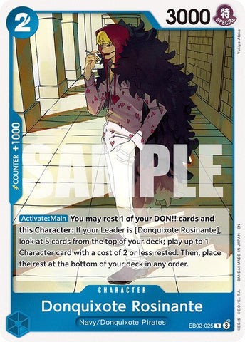 Donquixote Rosinante - Foil (Extra Booster: Anime 25th Collection)(EB02-025)(R)