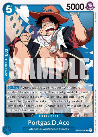 Portgas.D.Ace - Foil (Extra Booster: Anime 25th Collection)(EB02-028)(R)