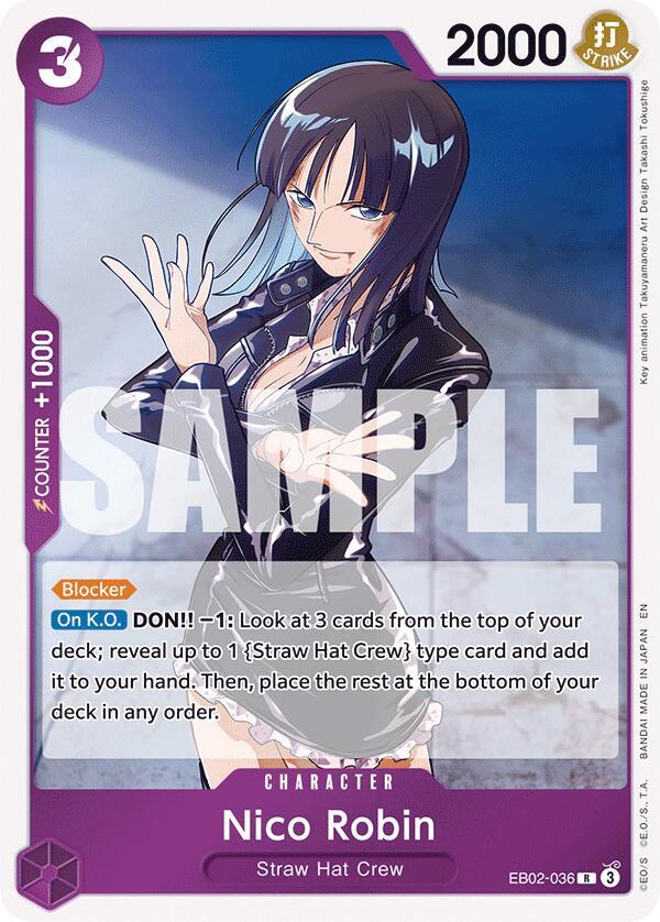 Nico Robin - Foil (Extra Booster: Anime 25th Collection)(EB02-036)(R)