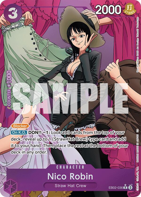 Nico Robin (Alternate Art) - Foil (Extra Booster: Anime 25th Collection)(EB02-036)(R)