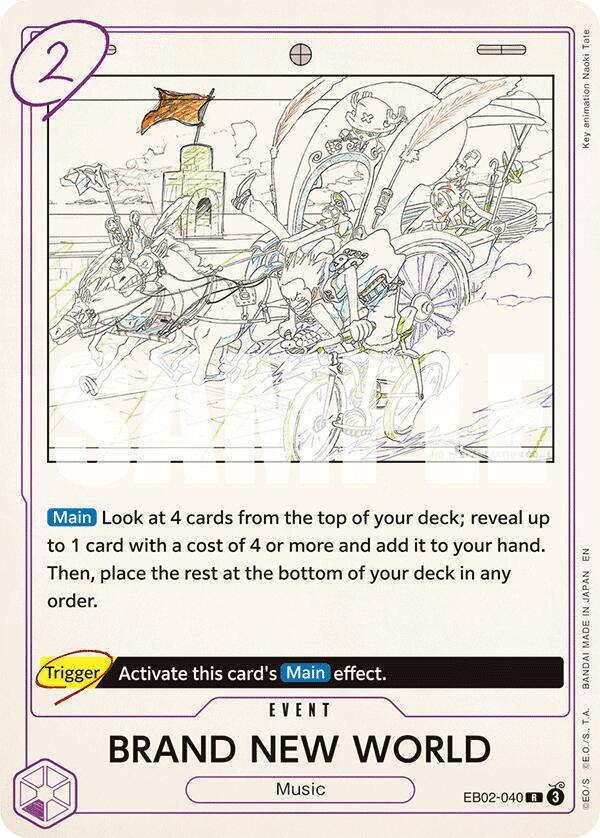 BRAND NEW WORLD - Foil (Extra Booster: Anime 25th Collection)(EB02-040)(R)