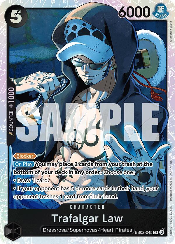 Trafalgar Law - Foil (Extra Booster: Anime 25th Collection)(EB02-045)(SR)
