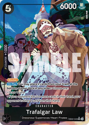 Trafalgar Law (Alternate Art) - Foil (Extra Booster: Anime 25th Collection)(EB02-045)(SR)