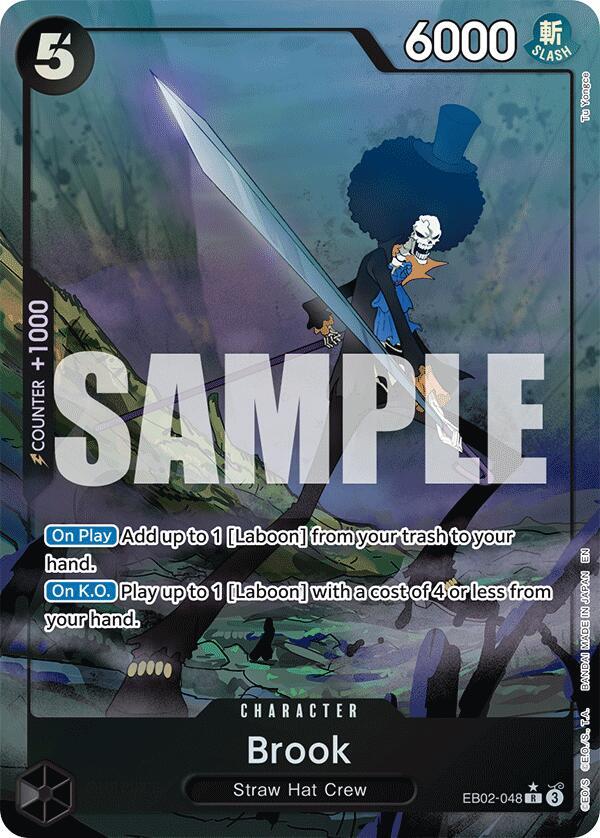 Brook (Alternate Art) - Foil (Extra Booster: Anime 25th Collection)(EB02-048)(R)