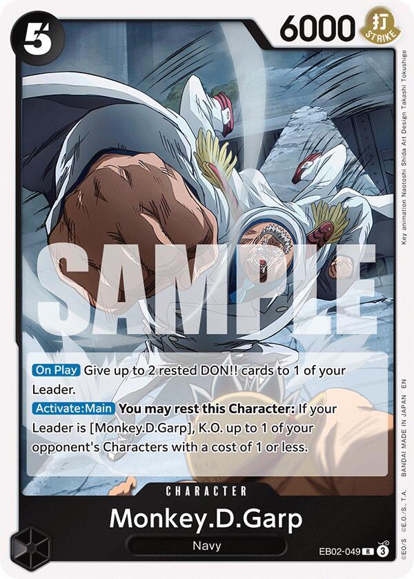 Monkey.D.Garp - Foil (Extra Booster: Anime 25th Collection)(EB02-049)(R)