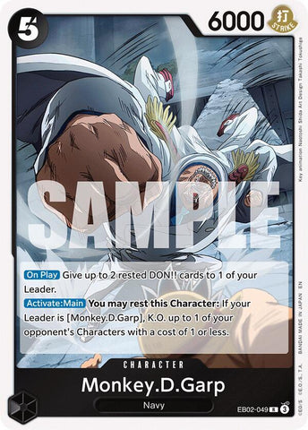 Monkey.D.Garp - Foil (Extra Booster: Anime 25th Collection)(EB02-049)(R)