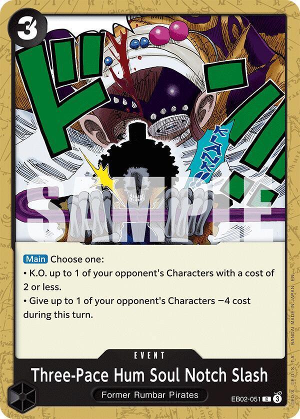 Three-Pace Hum Soul Notch Slash (Extra Booster: Anime 25th Collection)(EB02-051)(C)
