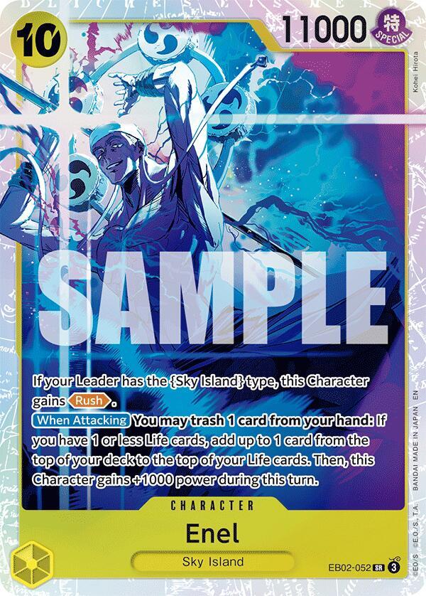 Enel - Foil (Extra Booster: Anime 25th Collection)(EB02-052)(SR)
