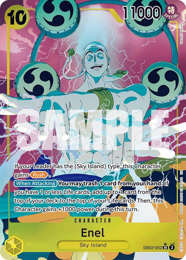 Enel (Alternate Art) - Foil (Extra Booster: Anime 25th Collection)(EB02-052)(SR)