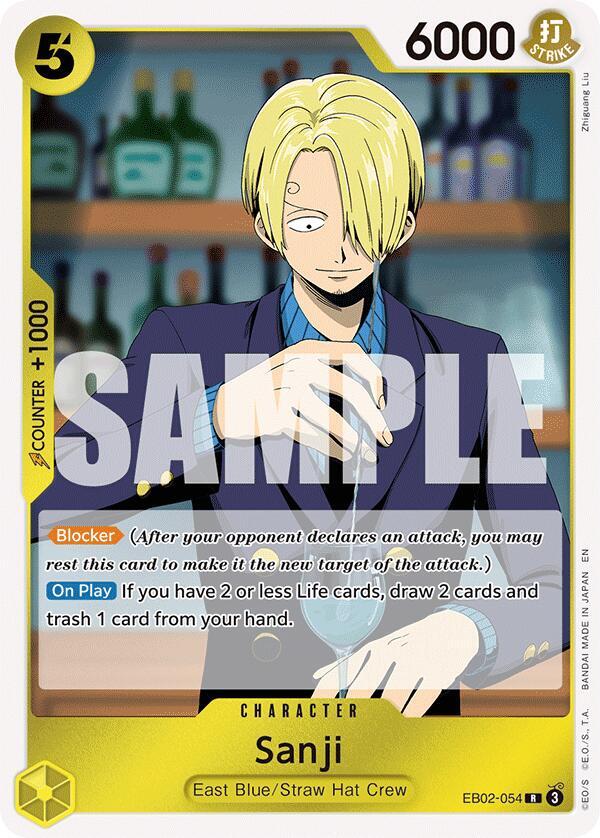Sanji - Foil (Extra Booster: Anime 25th Collection)(EB02-054)(R)