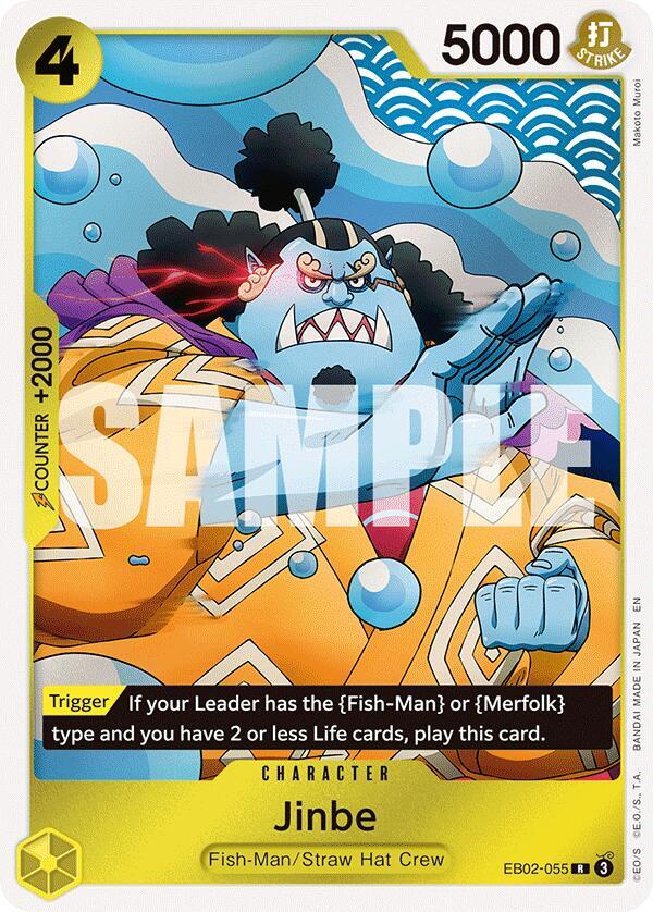 Jinbe - Foil (Extra Booster: Anime 25th Collection)(EB02-055)(R)