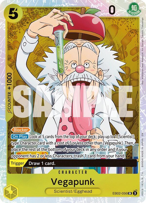 Vegapunk - Foil (Extra Booster: Anime 25th Collection)(EB02-056)(SR)