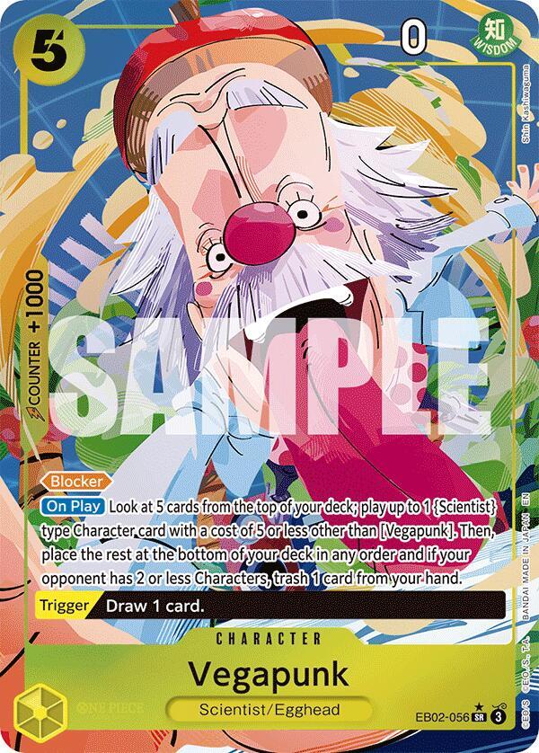 Vegapunk (Alternate Art) - Foil (Extra Booster: Anime 25th Collection)(EB02-056)(SR)