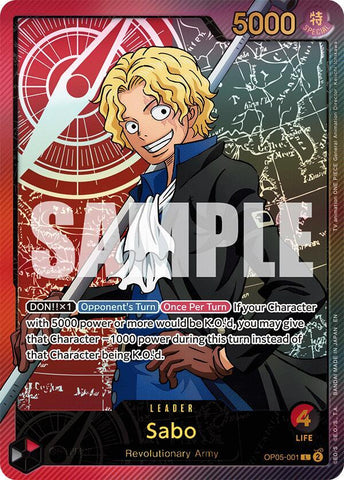 Sabo (SP) - Foil (Extra Booster: Anime 25th Collection)(OP05-001)(L)