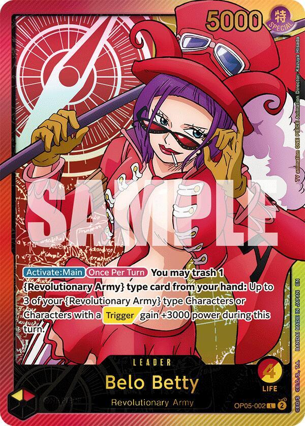 Belo Betty (SP) - Foil (Extra Booster: Anime 25th Collection)(OP05-002)(L)