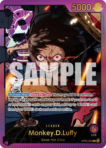 Monkey.D.Luffy (SP) (Extra Booster: Anime 25th Collection)(OP05-060)(L)