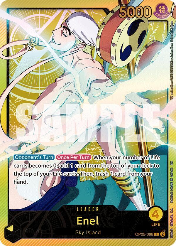 Enel (SP) - Foil (Extra Booster: Anime 25th Collection)(OP05-098)(L)