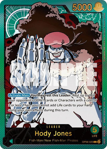 Hody Jones (SP) - Foil (Extra Booster: Anime 25th Collection)(OP06-020)(L)