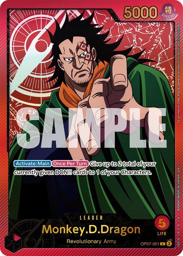 Monkey.D.Dragon (SP) - Foil (Extra Booster: Anime 25th Collection)(OP07-001)(L)
