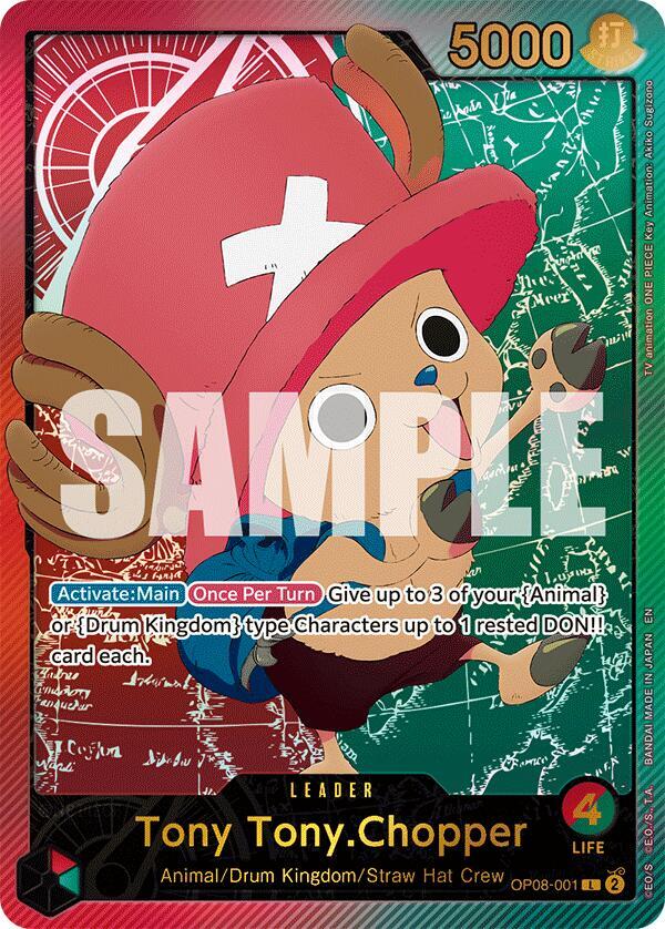 Tony Tony.Chopper (SP) - Foil (Extra Booster: Anime 25th Collection)(OP08-001)(L)