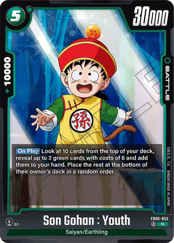 Son Gohan : Youth [Foil] (FB06-053)(R)