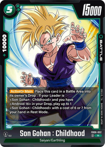 Son Gohan : Childhood [Foil] (FB06-052)(R)