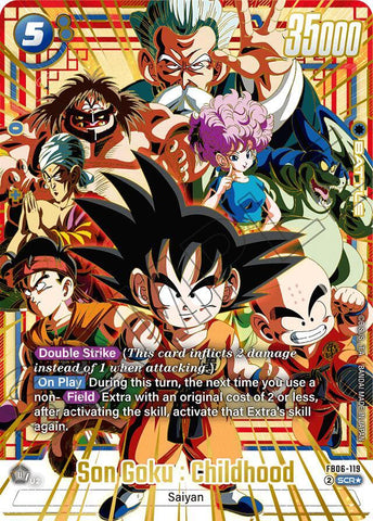 Son Goku : Childhood [119] [Super Alternate Art] [Foil] (FB06-119)(SCR)