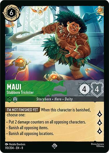 Maui - Stubborn Trickster - Cold Foil (Reign of Jafar)(8-110/204)(SR)