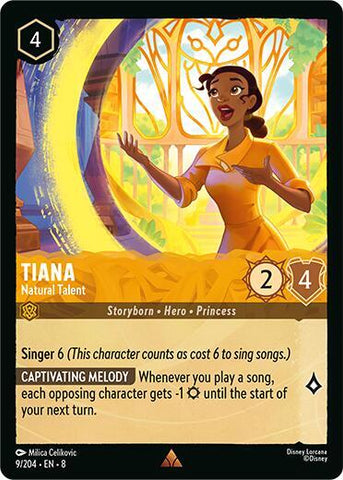Tiana - Natural Talent - Cold Foil (Reign of Jafar)(8-009/204)(R)