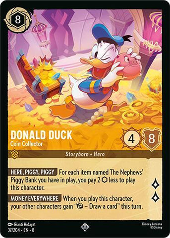Donald Duck - Coin Collector (Reign of Jafar)(8-037/204)(SR)