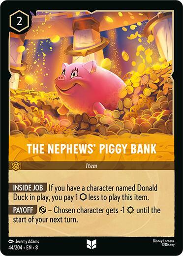 The Nephews' Piggy Bank (Reign of Jafar)(8-044/204)(U)