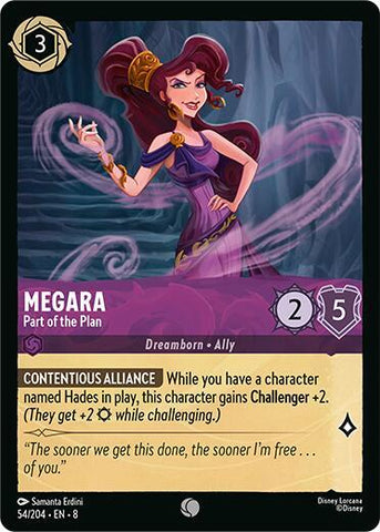 Megara - Part of the Plan - Cold Foil (Reign of Jafar)(8-054/204)(C)