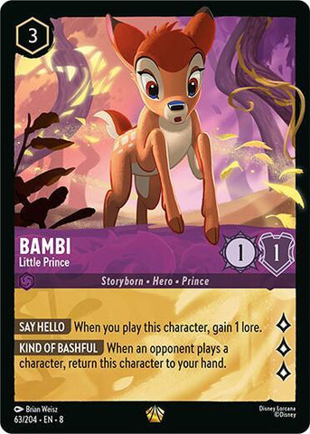 Bambi - Little Prince (Reign of Jafar)(8-063/204)(L)
