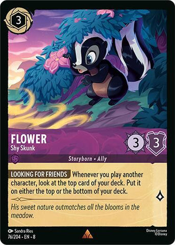 Flower - Shy Skunk - Cold Foil (Reign of Jafar)(8-076/204)(R)