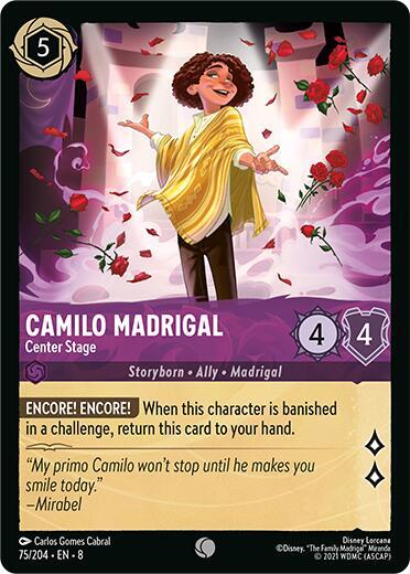 Camilo Madrigal - Center Stage (Reign of Jafar)(8-075/204)(C)