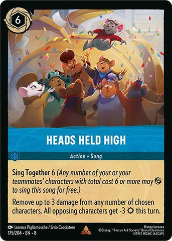 Heads Held High - Cold Foil (Reign of Jafar)(8-175/204)(R)