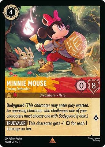 Minnie Mouse - Daring Defender - Cold Foil (Reign of Jafar)(8-006/204)(R)