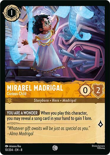 Mirabel Madrigal - Curious Child (Reign of Jafar)(8-010/204)(C)