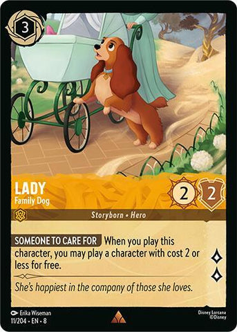 Lady - Family Dog - Cold Foil (Reign of Jafar)(8-011/204)(R)