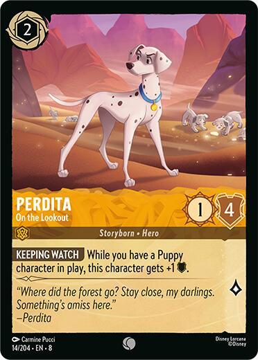 Perdita - On the Lookout - Cold Foil (Reign of Jafar)(8-014/204)(C)
