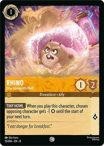 Rhino - One-Sixteenth Wolf - Cold Foil (Reign of Jafar)(8-015/204)(C)