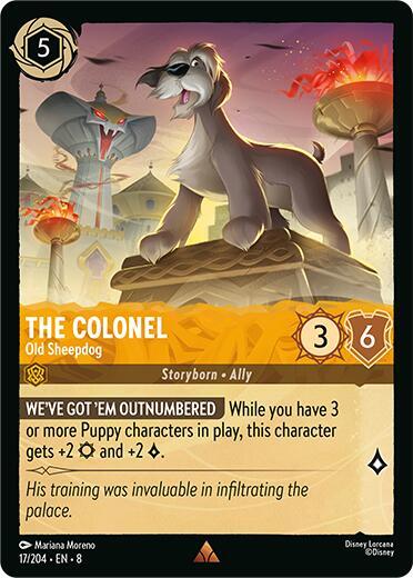 The Colonel - Old Sheepdog - Cold Foil (Reign of Jafar)(8-017/204)(R)
