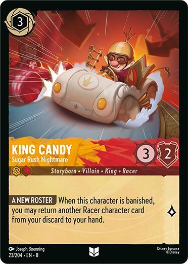 King Candy - Sugar Rush Nightmare - Cold Foil (Reign of Jafar)(8-023/204)(U)