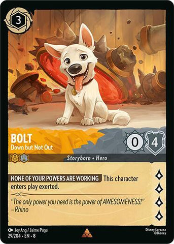 Bolt - Down but Not Out (Reign of Jafar)(8-029/204)(R)