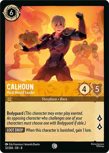 Calhoun - Hard-Nosed Leader (Reign of Jafar)(8-032/204)(C)
